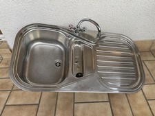 Spüle mit Armatur / Einbauspüle Edelstahl