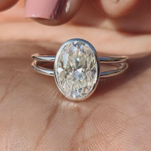 24ct ovalschliff moissanit - ovalschliff,