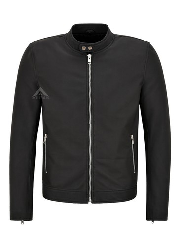 Herren premium lederjacke matt - lederjacke,