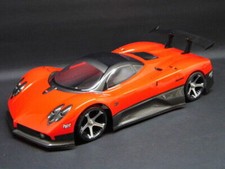 RC CAR KAROSSERIE 1:10 "PAZO" IN ROT 200MM BREIT INKL. SPOILER # HX032R