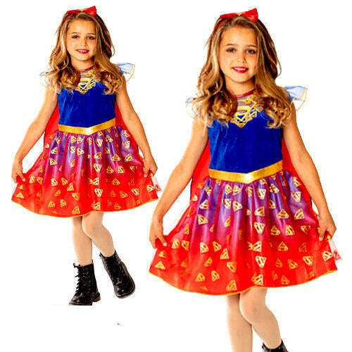 Supergirl deluxe kostüm - supergirl,