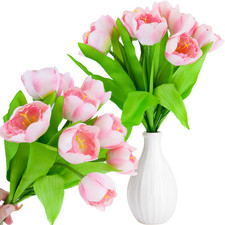 TULIPAN BUNCH X9 rosa