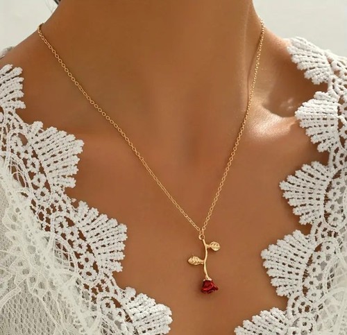 Goldene rosen halskette liebe - goldene,