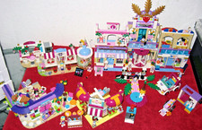 4er Lego Friends 41058+41336+41119+41006 Einkaufszentrum Set