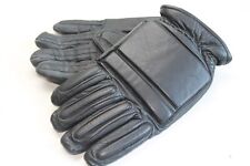 Black Leather Gloves