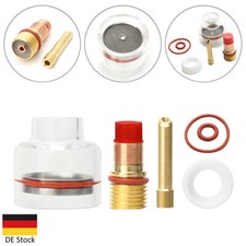 WIG TIG Schweiß Düse Champagner Cub Glas Gasdüse Kit Für SR / WP 17 WP18 WP26