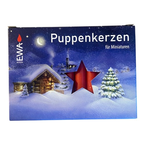 Puppenkerzen rot stück - puppenkerzen, 20