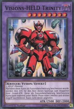 YuGiOh Visions-HELD Trinity SHVA-DE036 Super Rare Excellent 1st