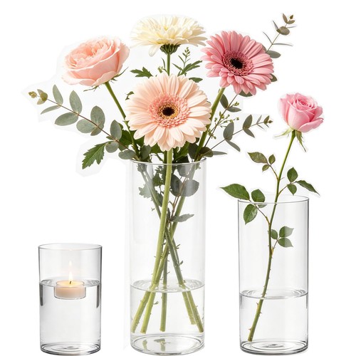 Vasen set blumenvasen acryl - set,