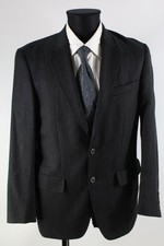 Pierre Cardin schwarz-graues Sakko Gr.46/XXS reine Schurwolle Top Zustand