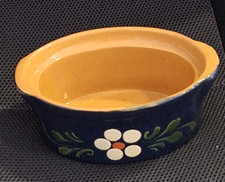 kleine Terrine Soufflenheim Auflaufform Steingut Elsass Vintage