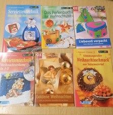 6 Bastelbücher " Weihnachten & Geschenke verpacken" Wie Neu / Ungenutzt
