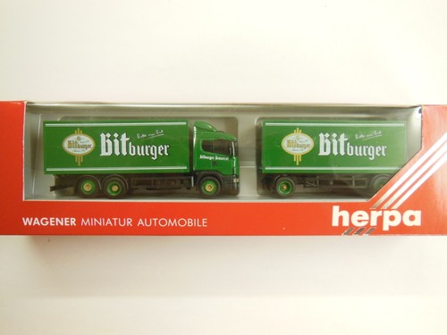 Herpa scania lkw bitburger - bitburger, nr