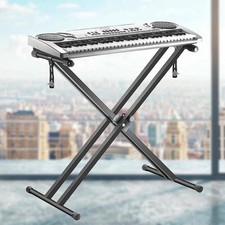 Keyboardständer Keyboardhalter Piano Keyboard Ständer Doppelstrebig Stativ Stand