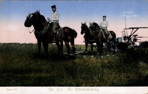Die ackerbestellung - ak,