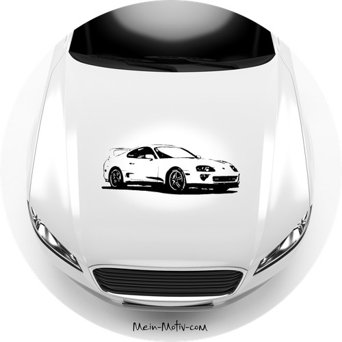 Autoaufkleber toyota supra - toyota,