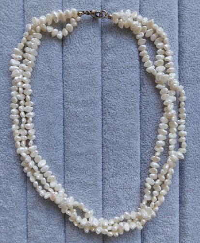 Süßwasserperlen kette - süßwasserperlen,