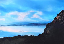 Abstrakte Malerei Landschaft