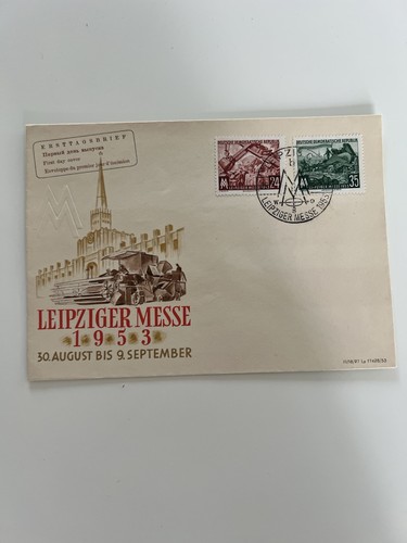 Ddr fdc ersttagsbrief 1953 - ddr,