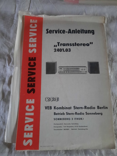 Ddr serviceanleitung - ddr,