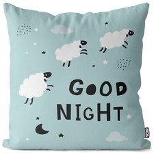 VOID Kissenbezug Schlaf Gut Schafe Tiere Zoo Streicheltiere Schäfchen