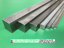 Edelstahl Vierkantstahl Vierkantstab 6mm-30mm 1.4301 VA V2A Vierkant  Stange