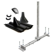 Dachsparrenmasthalter SAT Sparrenhalter Dachsparrenhalter Dach Frankfurter Set