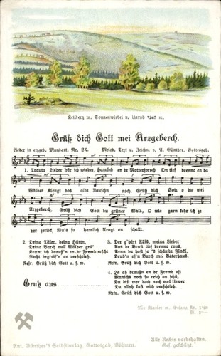 Lied günther anton - ak,
