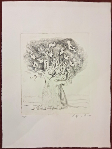 Radierung yggdrasil von - radierung,
