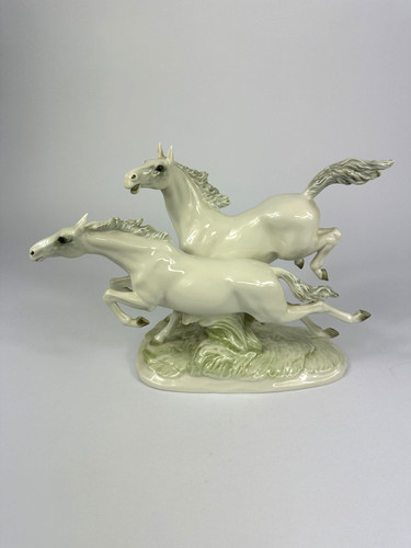 Porzellanfigur pferde - porzellanfigur, in