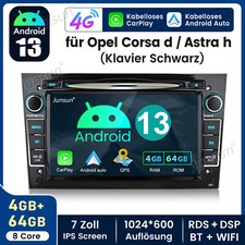 Android 13 Autoradio GPS Navi Für Opel Zafira B Corsa D Astra H Vivaro Vectra C