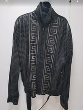 Leder Anzug Gianni Versace Größe M