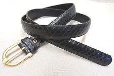 SCHLANGENLEDER Ledergürtel ECHT Leder  REPTIL Gürtel 70-85cm Breite: 20mm NEU K*