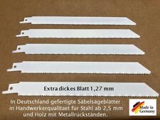 5 Säbelsägeblätter für Metall ab 2,5 mm und Holz mit Metallrückständen Paletten