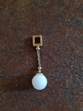 Pierre Lang Anhänger, goldfarben mit weißer Perle