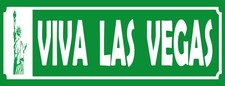 Holzschild 10x27 cm Viva Las Vegas Freiheitsstatue Deko Geschenk  Schild