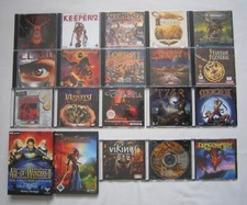 Dungeon Keeper / War Wind 1+2 / Tzar / Clash / Crusade / Dracula - PC Spiele CD