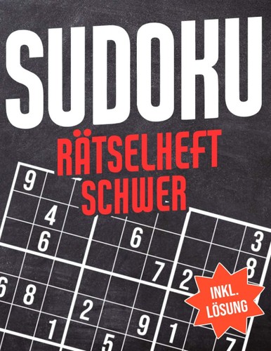 Sudoku rätselheft schwer 400 - rätselheft,