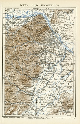 Wien und umgebung historischer - wien,