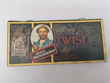 alte Kautabakdose Echter Hanewacker TWIST Nordhausen für 25 Stk. 20x9,5cm 011