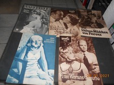 5 alte Filmprogramme Kino -