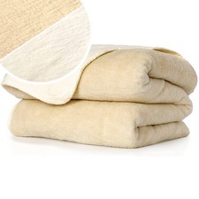 Kuscheldecke Tagesdecke Baumwolle Dralon Decke Premium Wohndecke Uni