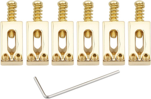 Set von gitarrenstegsättel - set,