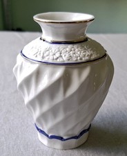 Kleine Porzellan Vase blau