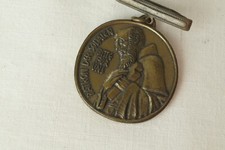 Bruder Konrad u- Jungfrau Maria Medallie Messing 3cm Durchmesser