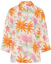 Backstage Leinen-Hemdbluse