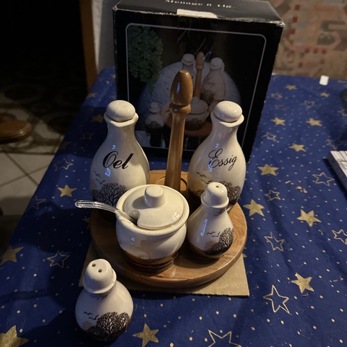 Menage keramik teilig mit - menage, 6-teilig