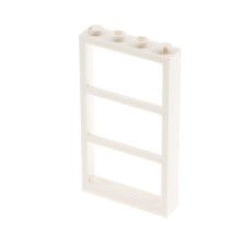 1x Lego Fenster Rahmen 1x4x6