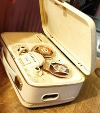 Toller Tonbandgerät 50/60er Jahre Grundig TK1 LUXUS Tragbar + BASF