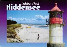 Ak (16,5 x 11,5 cm) Neuendorf (Hiddensee), Strand und kleiner Leuchtturm um 1993